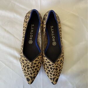 Rothy's The Point in Leopard Size 10